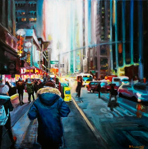 Gemälde: Spaziergang durch New York